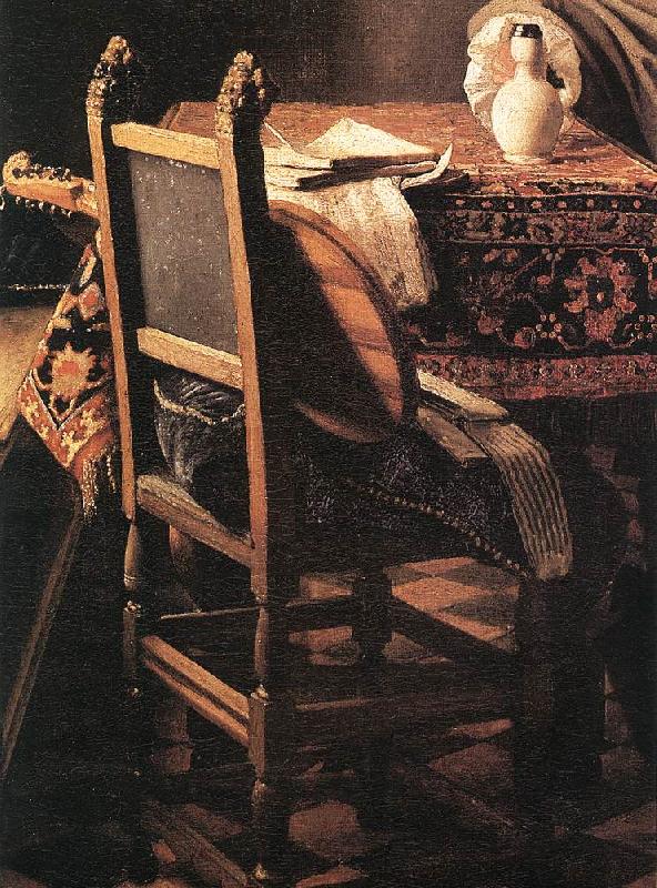VERMEER VAN DELFT, Jan A Lady Drinking and a Gentleman (detail) ar Sweden oil painting art